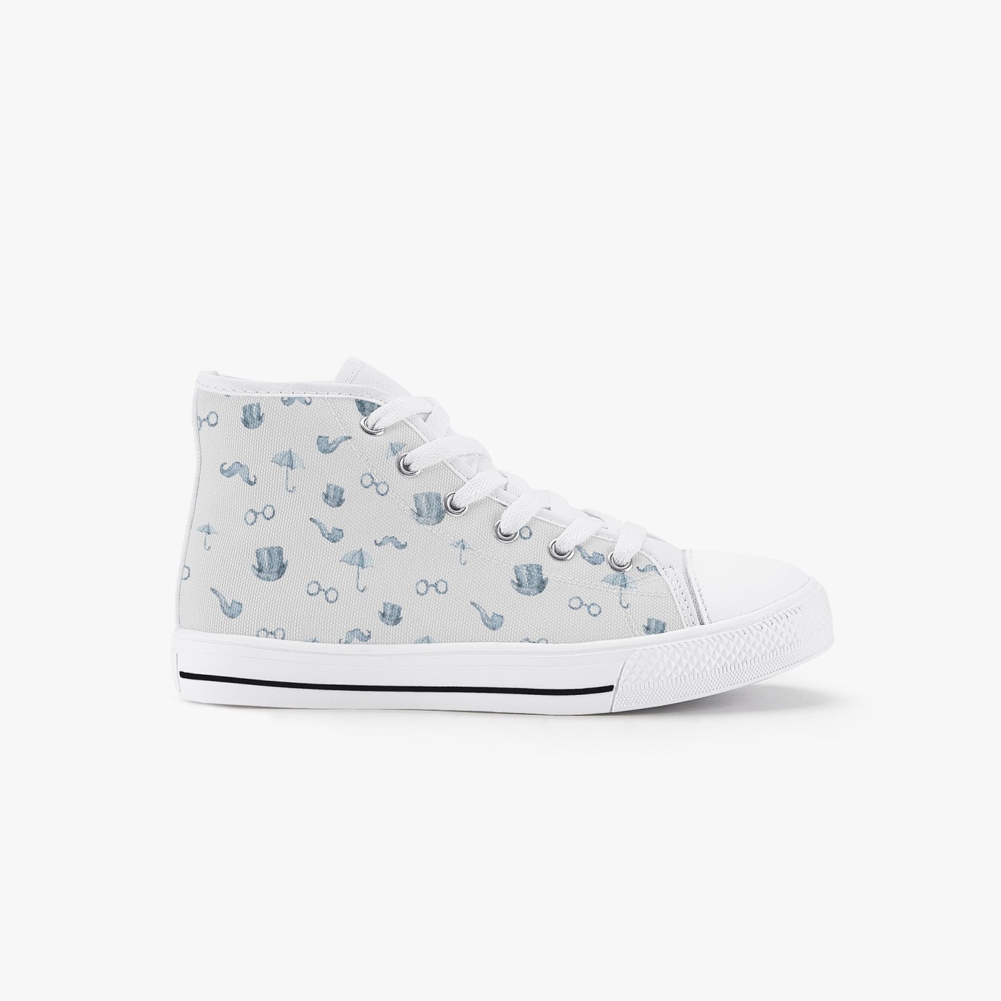 Boys London Gentleman Kid’s High-Top Canvas Shoes