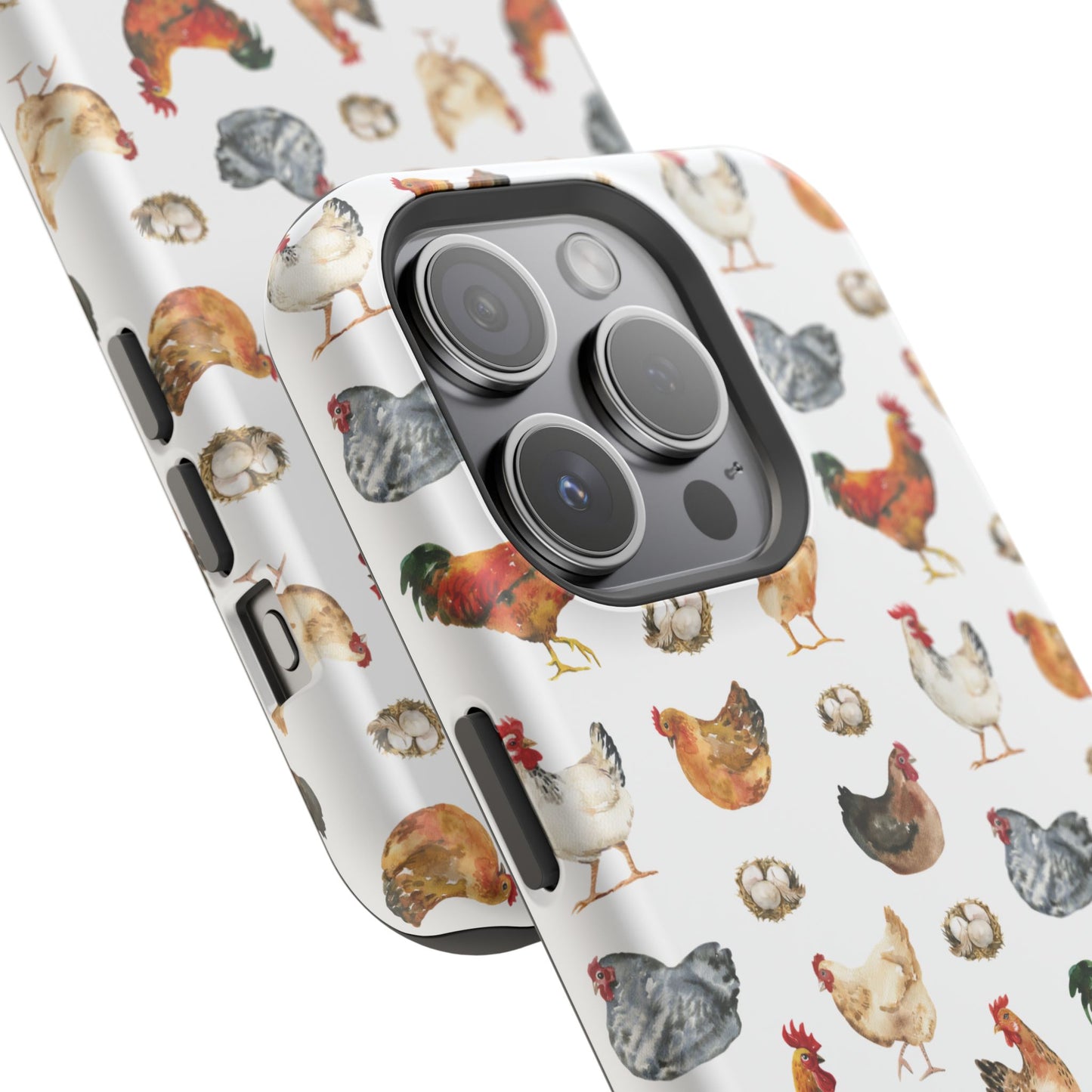 Impact-Resistant Phone Case - Chicken Love