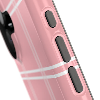 Impact-Resistant Phone Case -Girly Plaid