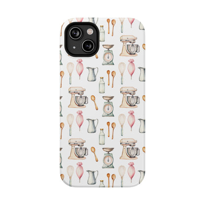 Impact-Resistant Phone Case- Watercolor Baker