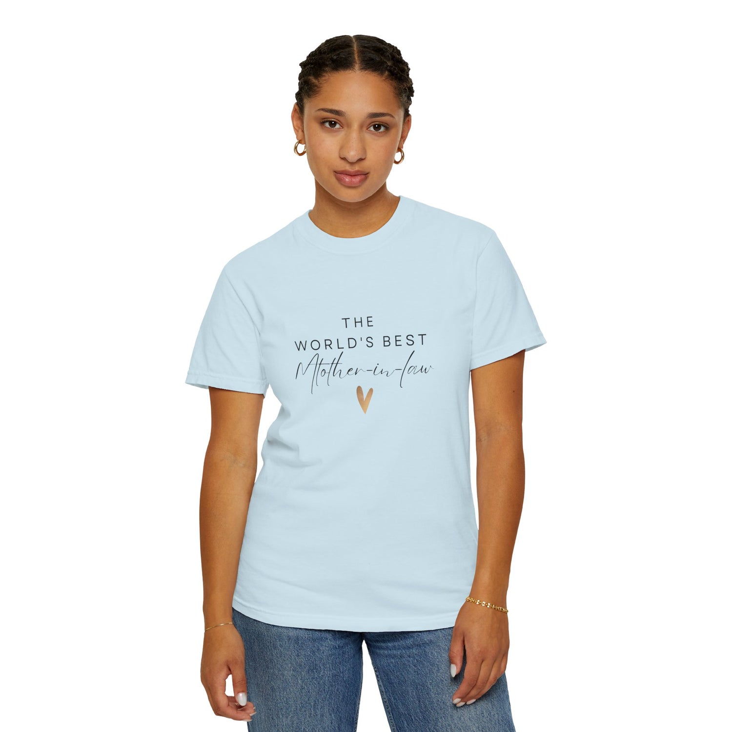 World's Best Mother Unisex Garment-Dyed T-Shirt | Perfect Gift for Mom, Mother's Day, Birthday, Family Reunion, Casual Wear
