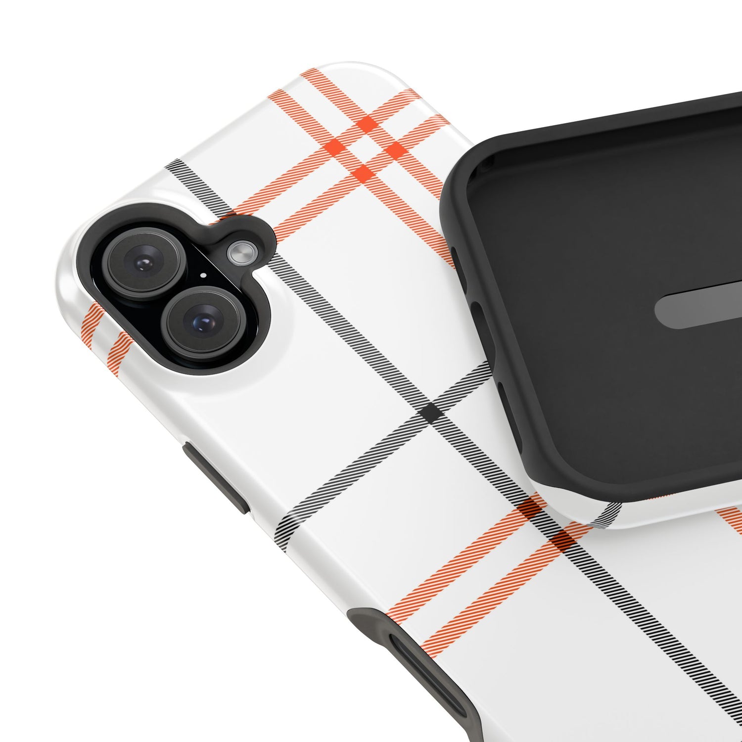 Fall Tartan Plaid  Impact-Resistant Phone Case