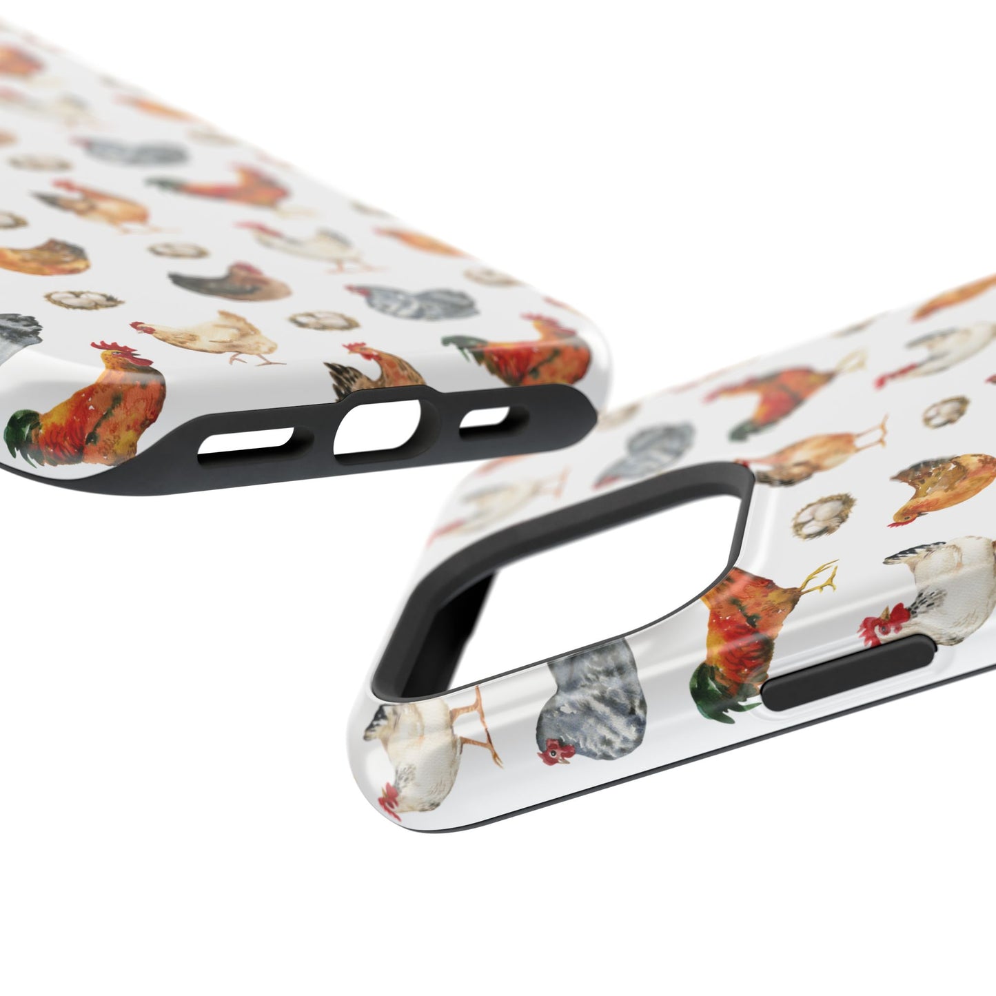 Impact-Resistant Phone Case - Chicken Love