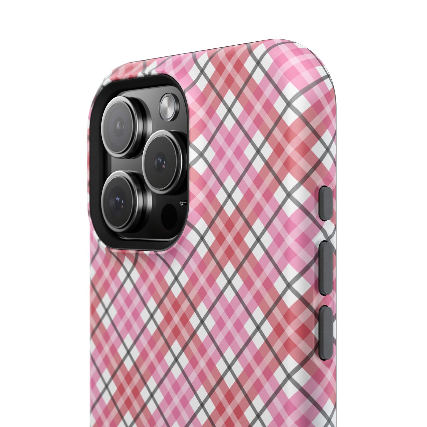 Impact-Resistant Phone Case - Valentine Plaid