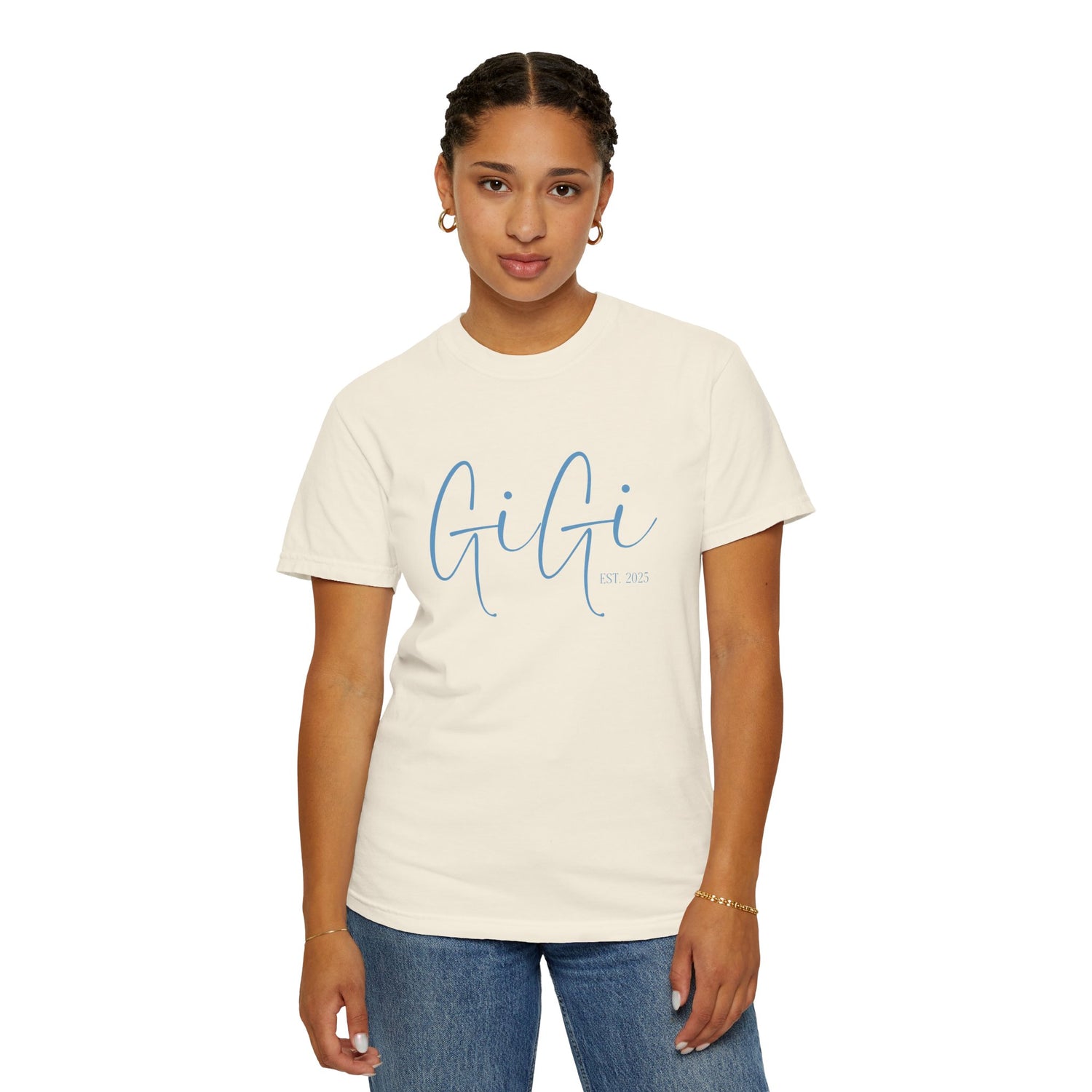 GiGi Est 2025 Garment-Dyed Shirt Blue