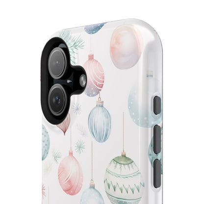 Watercolor Christmas Ornament Impact-Resistant Phone Case