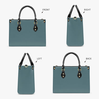 Structured Handbag- Stormy Teal