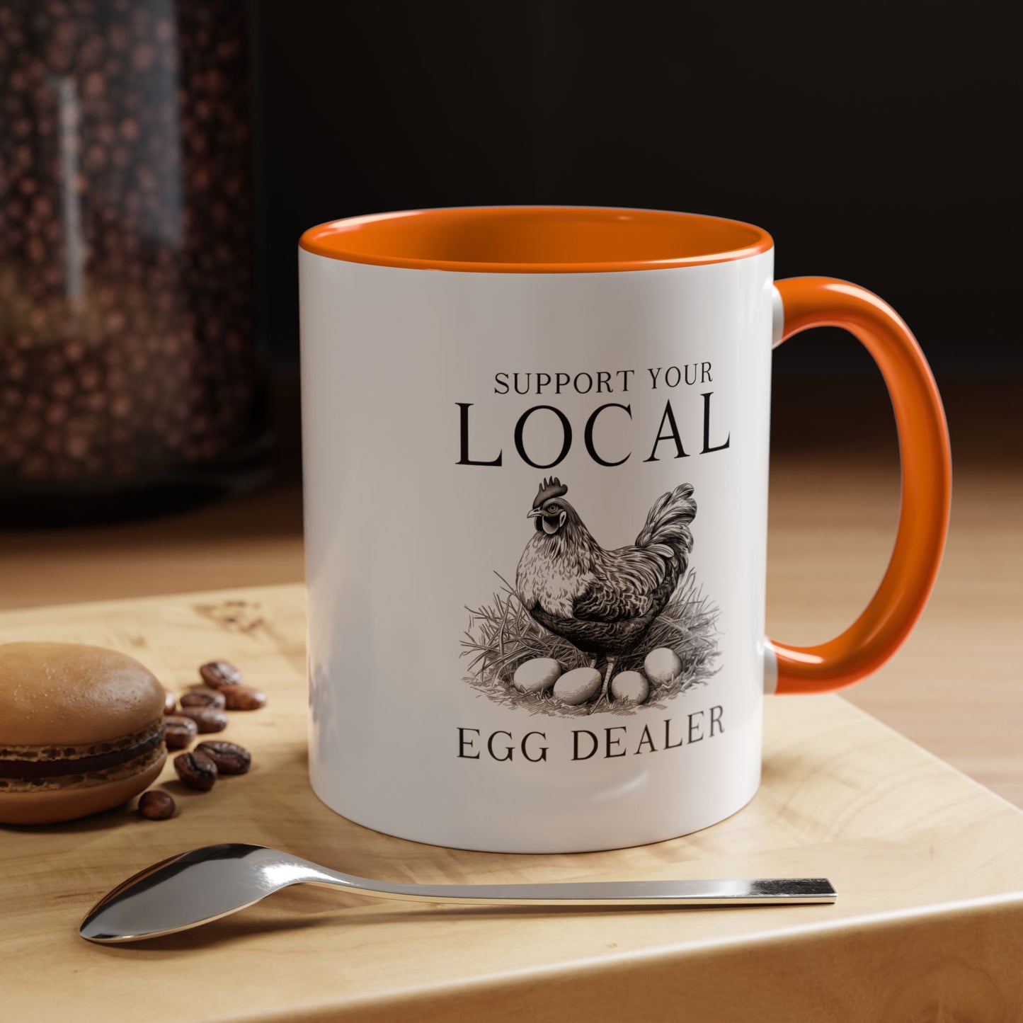 Accent Coffee Mug (11, 15oz)- Egg Dealer