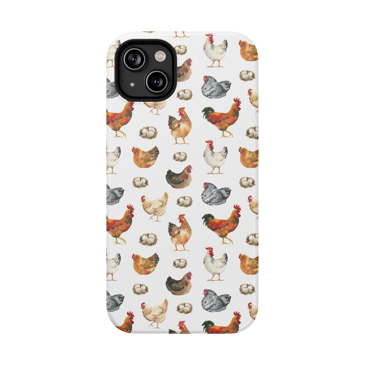 Impact-Resistant Phone Case - Chicken Love