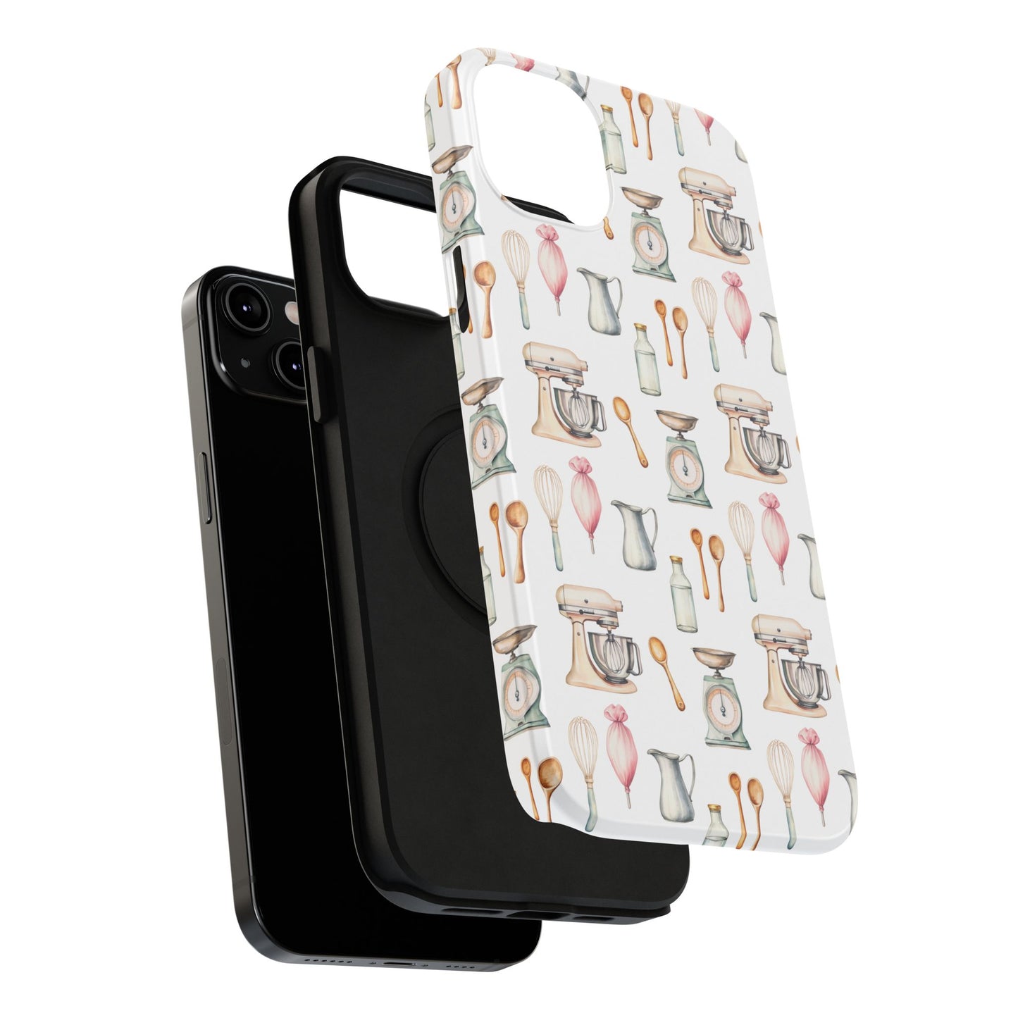 Impact-Resistant Phone Case- Watercolor Baker