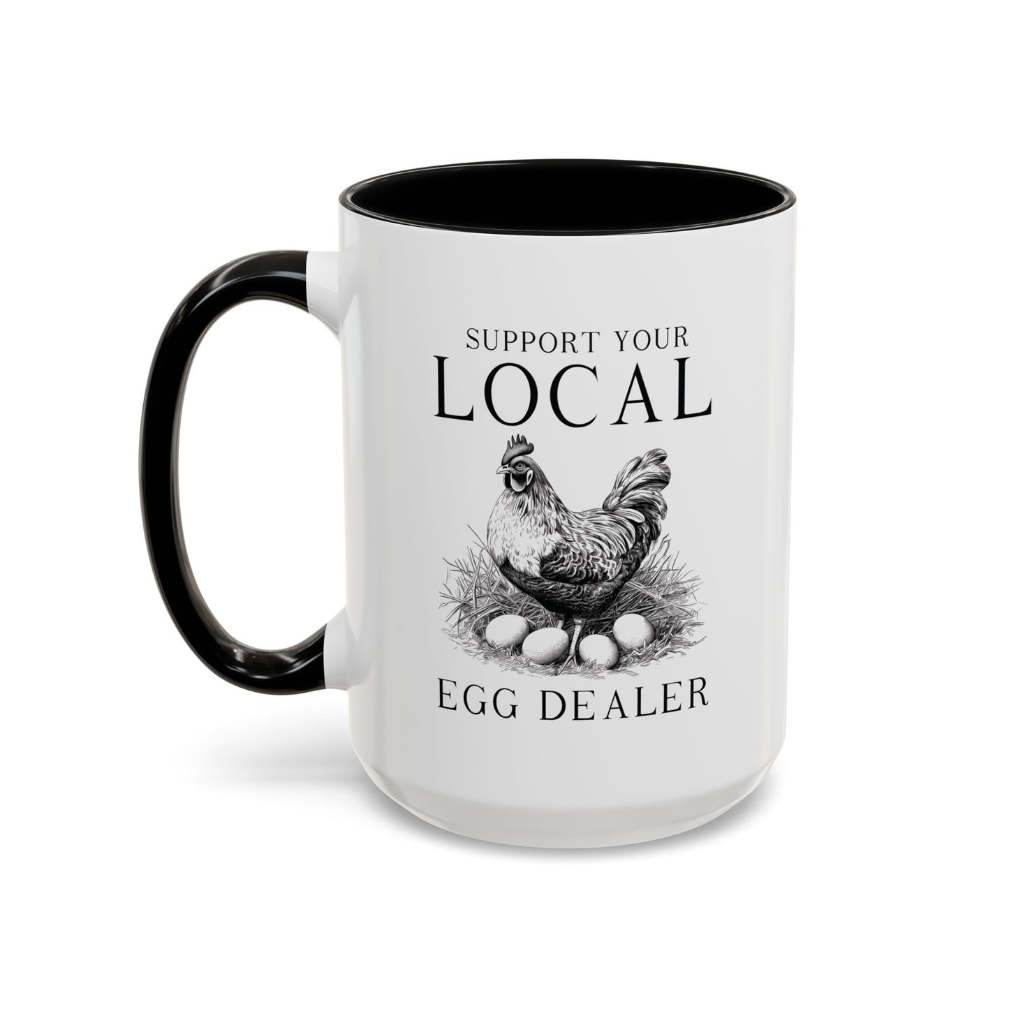 Accent Coffee Mug (11, 15oz)- Egg Dealer