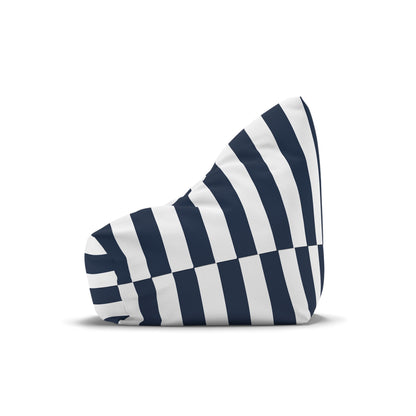 Nautical Navy Stripe Bean Bag Chair Cover