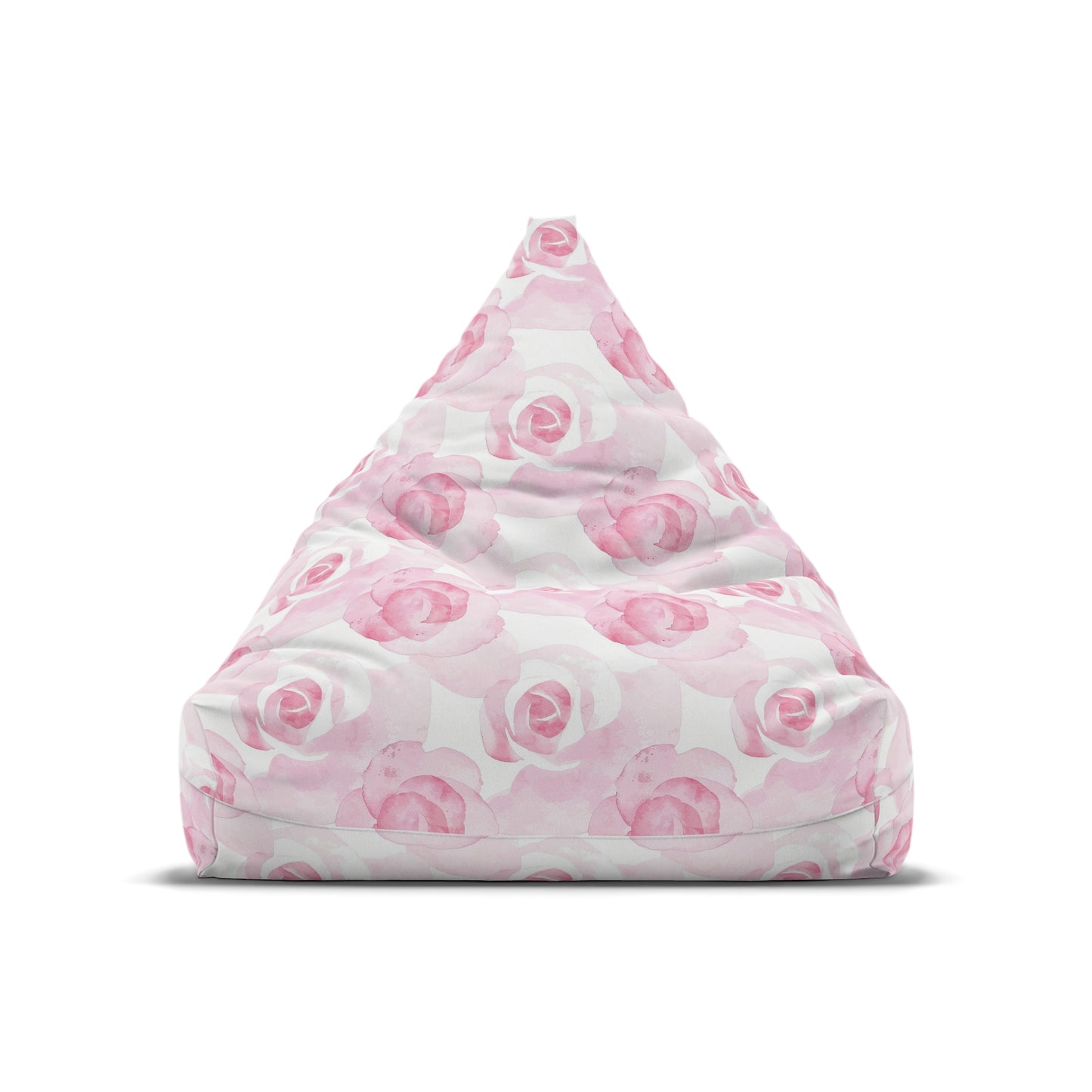 Watercolor Roses Bean Bag Chair Cover