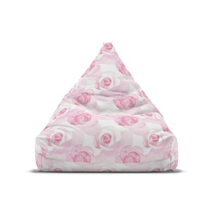 Watercolor Roses Bean Bag Chair Cover