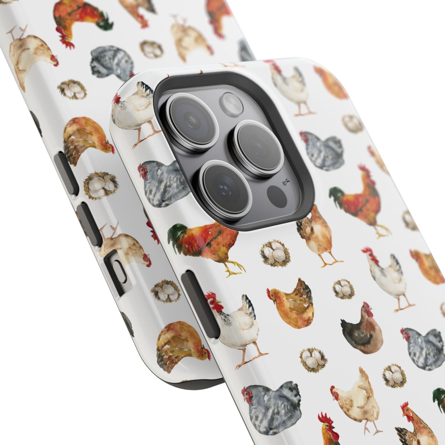 Impact-Resistant Phone Case - Chicken Love