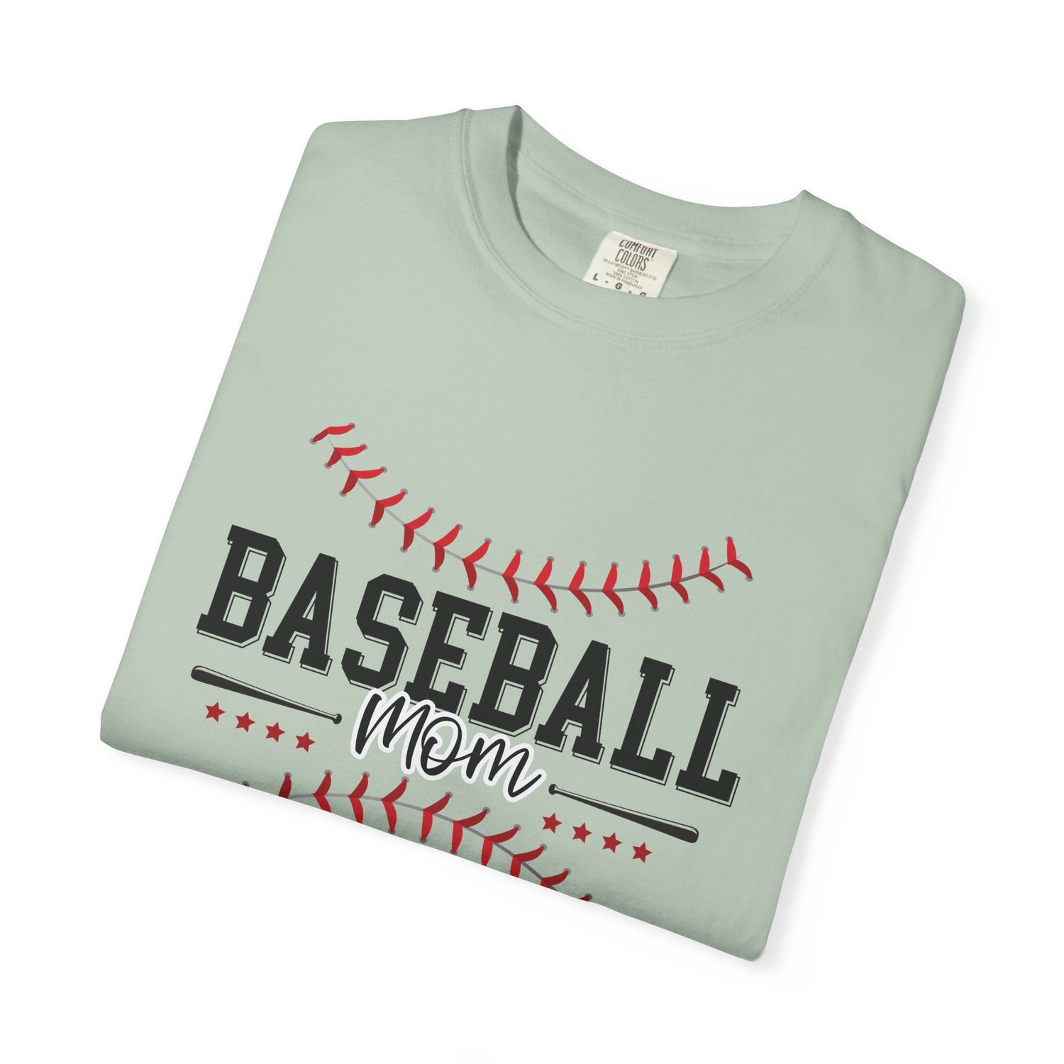 Baseball Mom T-Shirt, Unisex Garment-Dyed Tee, Perfect for Game Days, Mother's Day Gift, Casual Wear, Soft Cotton Tee
