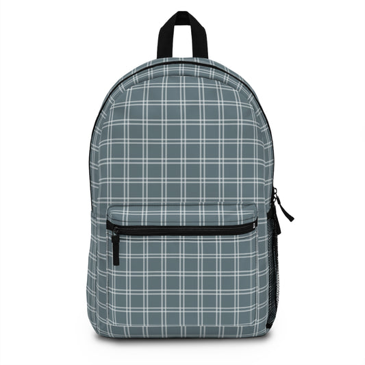 Backpack- Blue Grid