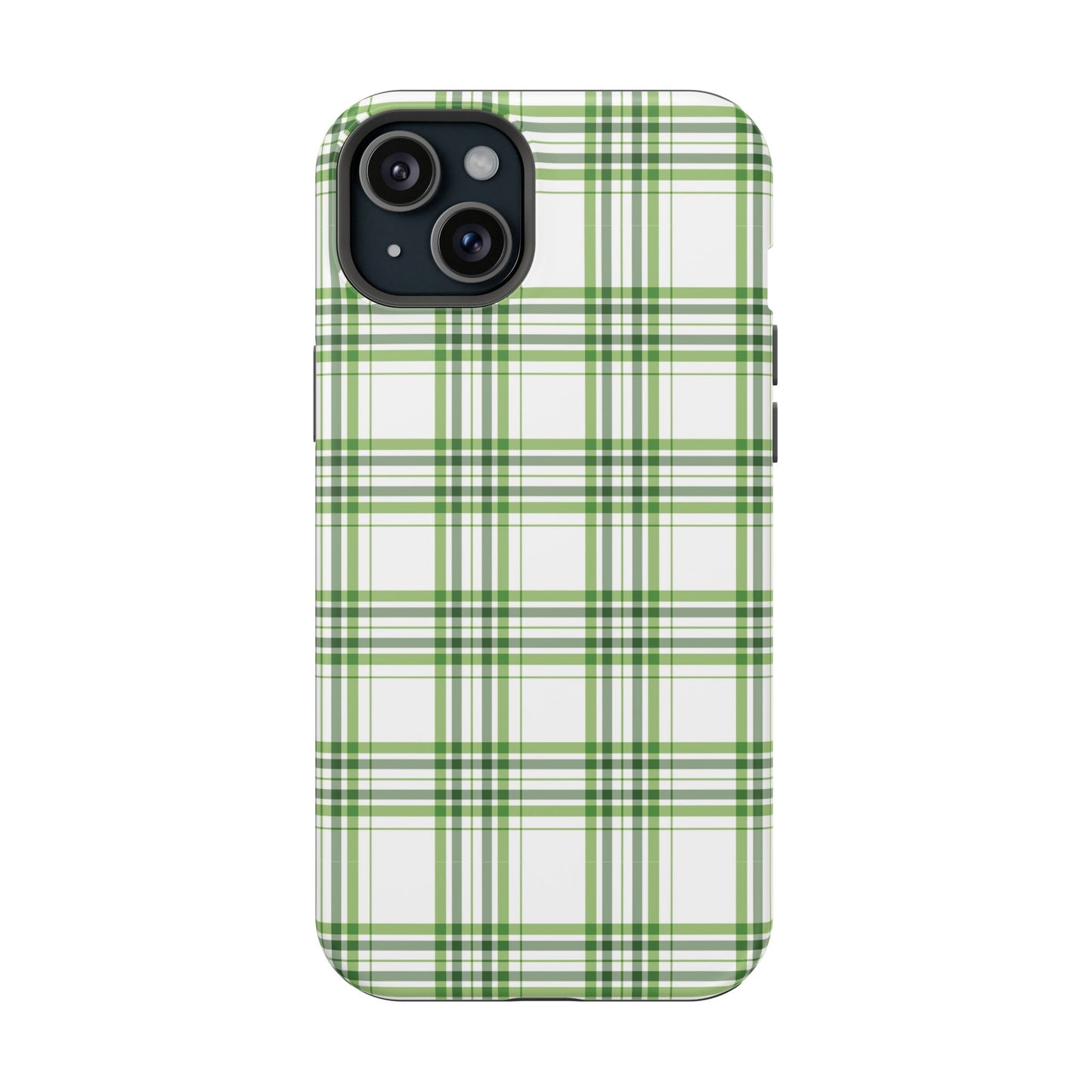 Impact-Resistant Phone Case -St. Patrick's Day Plaid