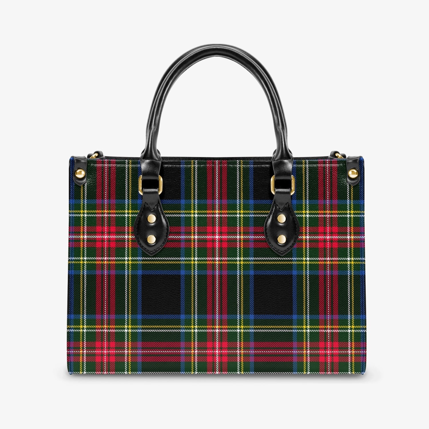 Elegant Classic Tote for Women Holiday Plaid