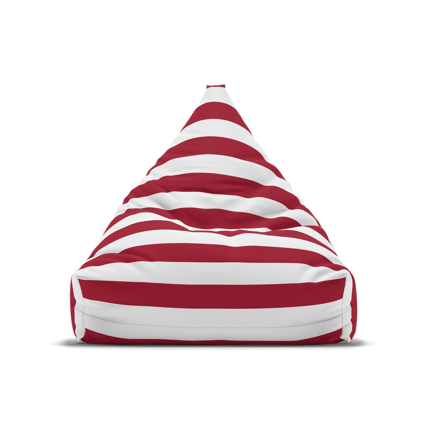 Nautical Stripe Red Bean Bag Chair Cover