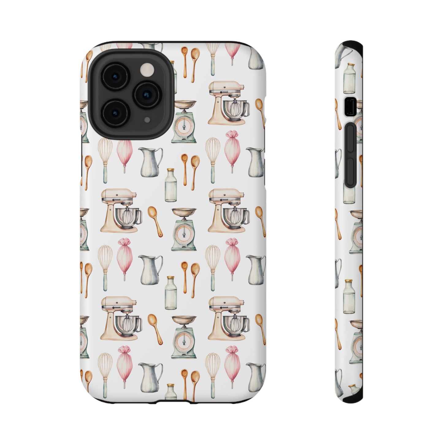 Impact-Resistant Phone Case- Watercolor Baker