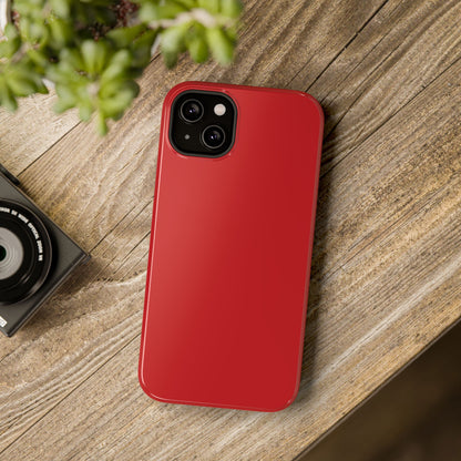 Impact-Resistant Phone Case - Lipstick Red