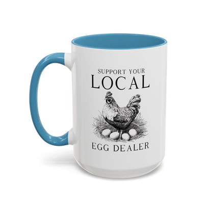 Accent Coffee Mug (11, 15oz)- Egg Dealer