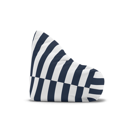 Nautical Navy Stripe Bean Bag Chair Cover