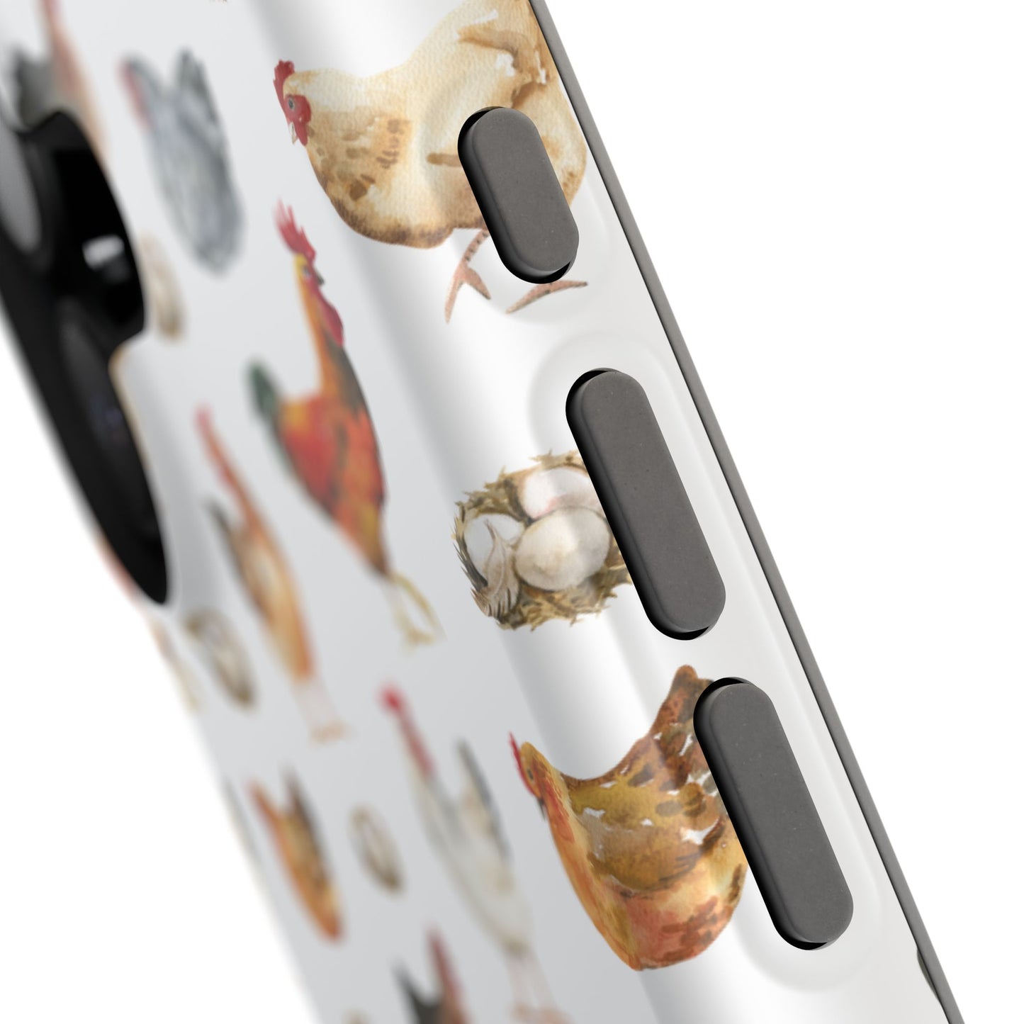 Impact-Resistant Phone Case - Chicken Love