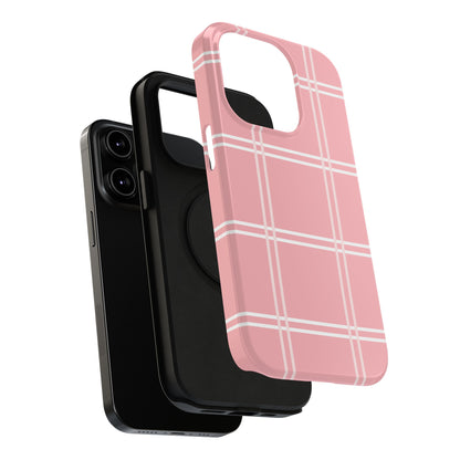 Impact-Resistant Phone Case -Girly Plaid