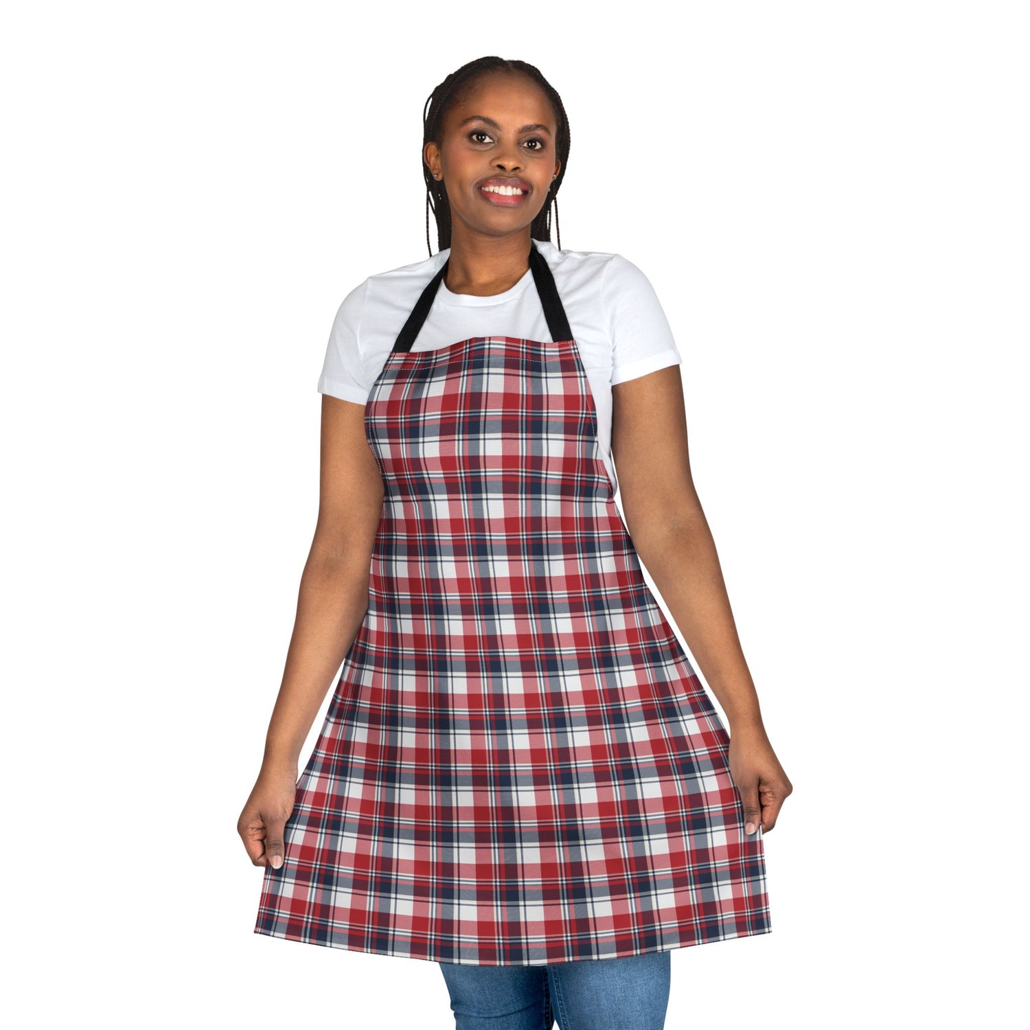 Stylish Checkered Apron, Colorful Kitchen Apron, BBQ Gift, Chef Apron, Cooking Essentials, Home Cooking
