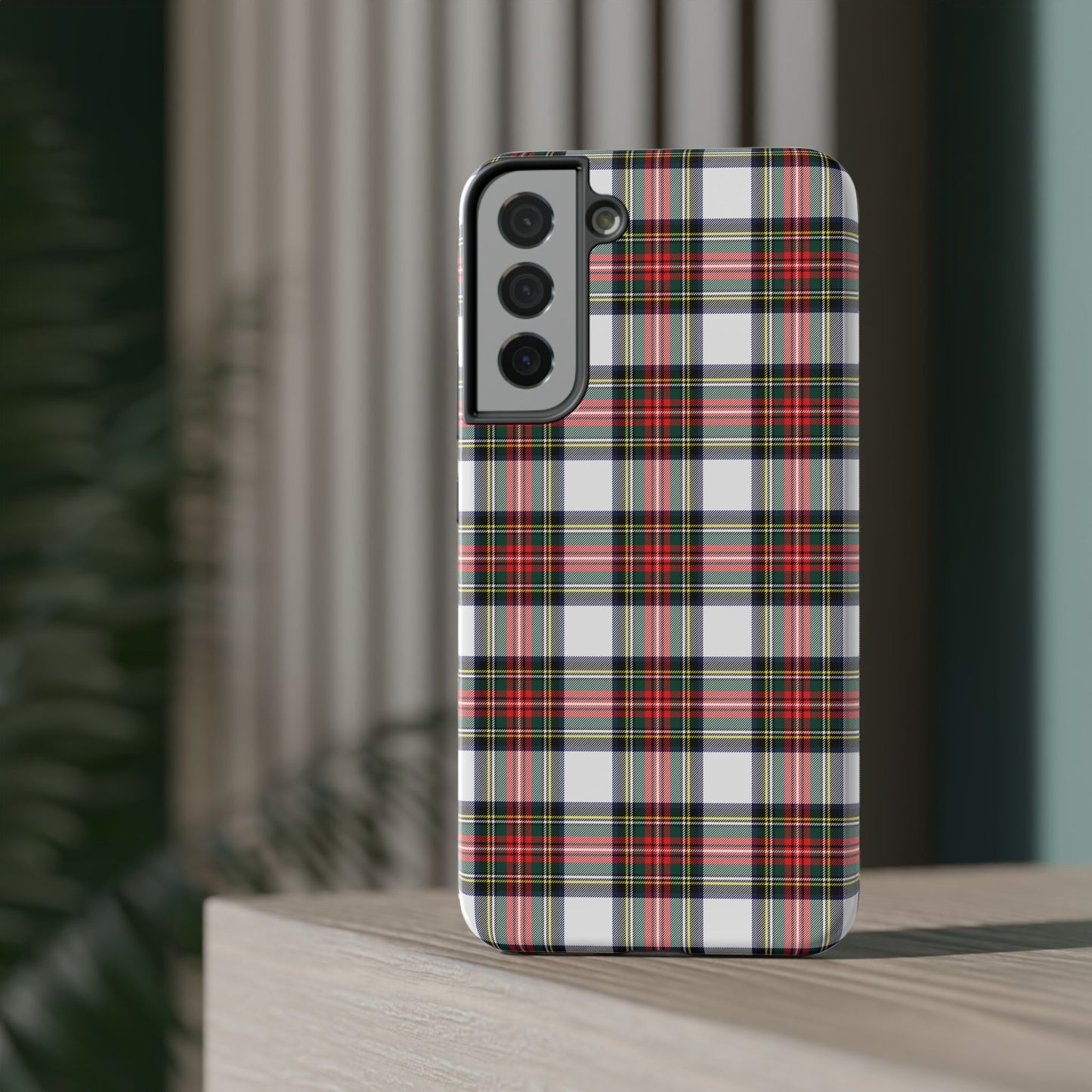 Christmas Tartan Plaid Impact-Resistant Phone Case