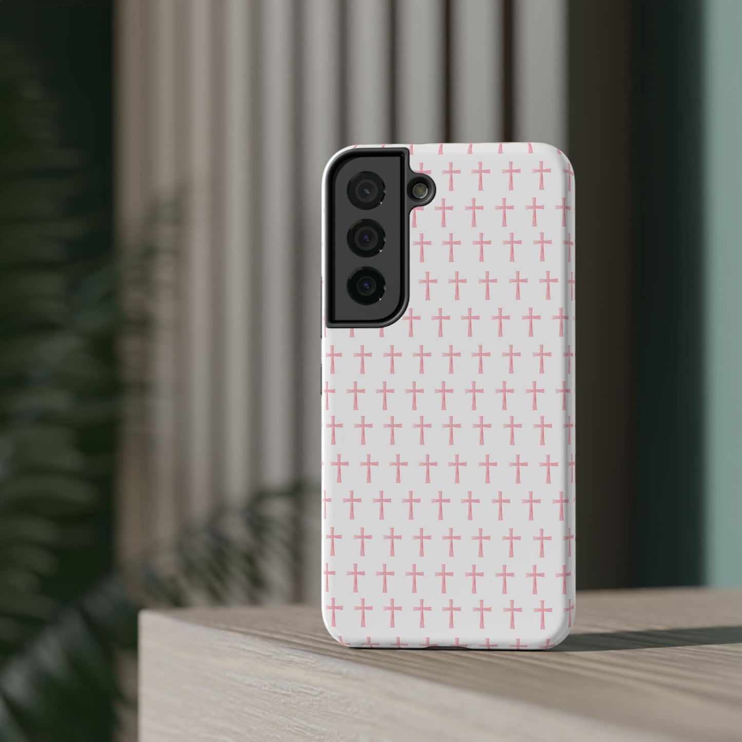 Impact-Resistant Phone Case - Easter Crosses