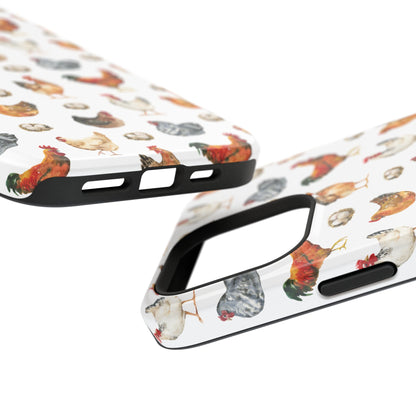 Impact-Resistant Phone Case - Chicken Love