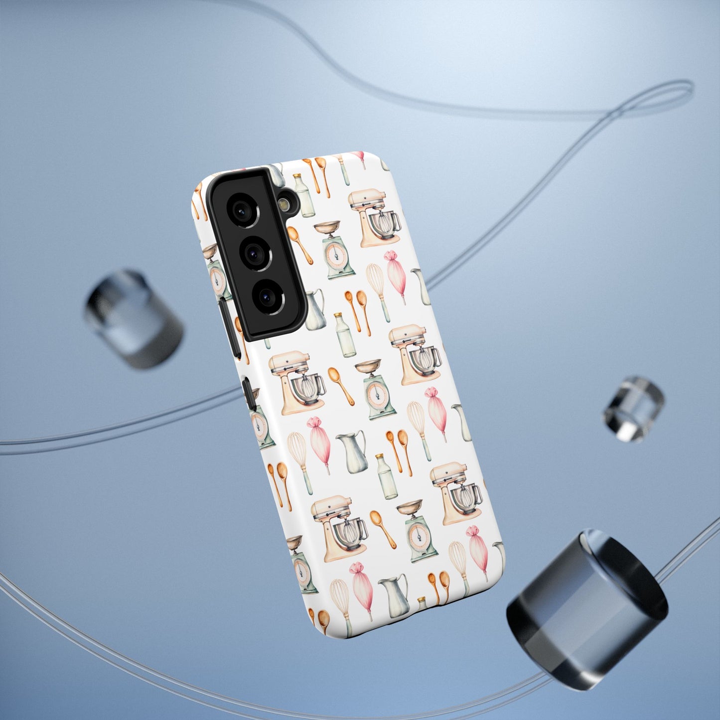 Impact-Resistant Phone Case- Watercolor Baker