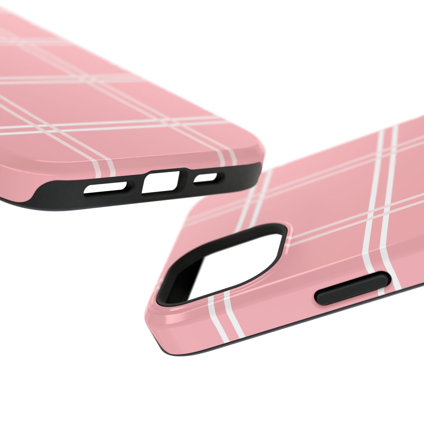 Impact-Resistant Phone Case -Girly Plaid