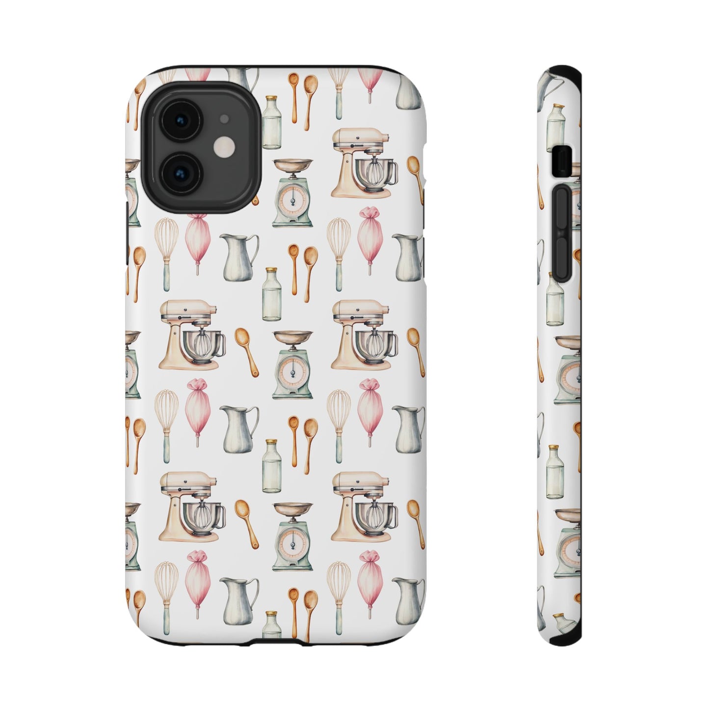 Impact-Resistant Phone Case- Watercolor Baker