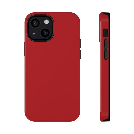 Impact-Resistant Phone Case - Lipstick Red