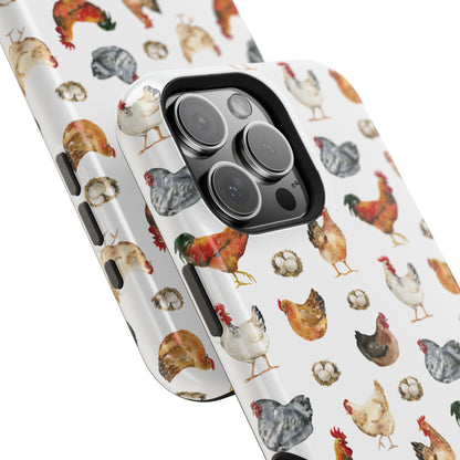 Impact-Resistant Phone Case - Chicken Love