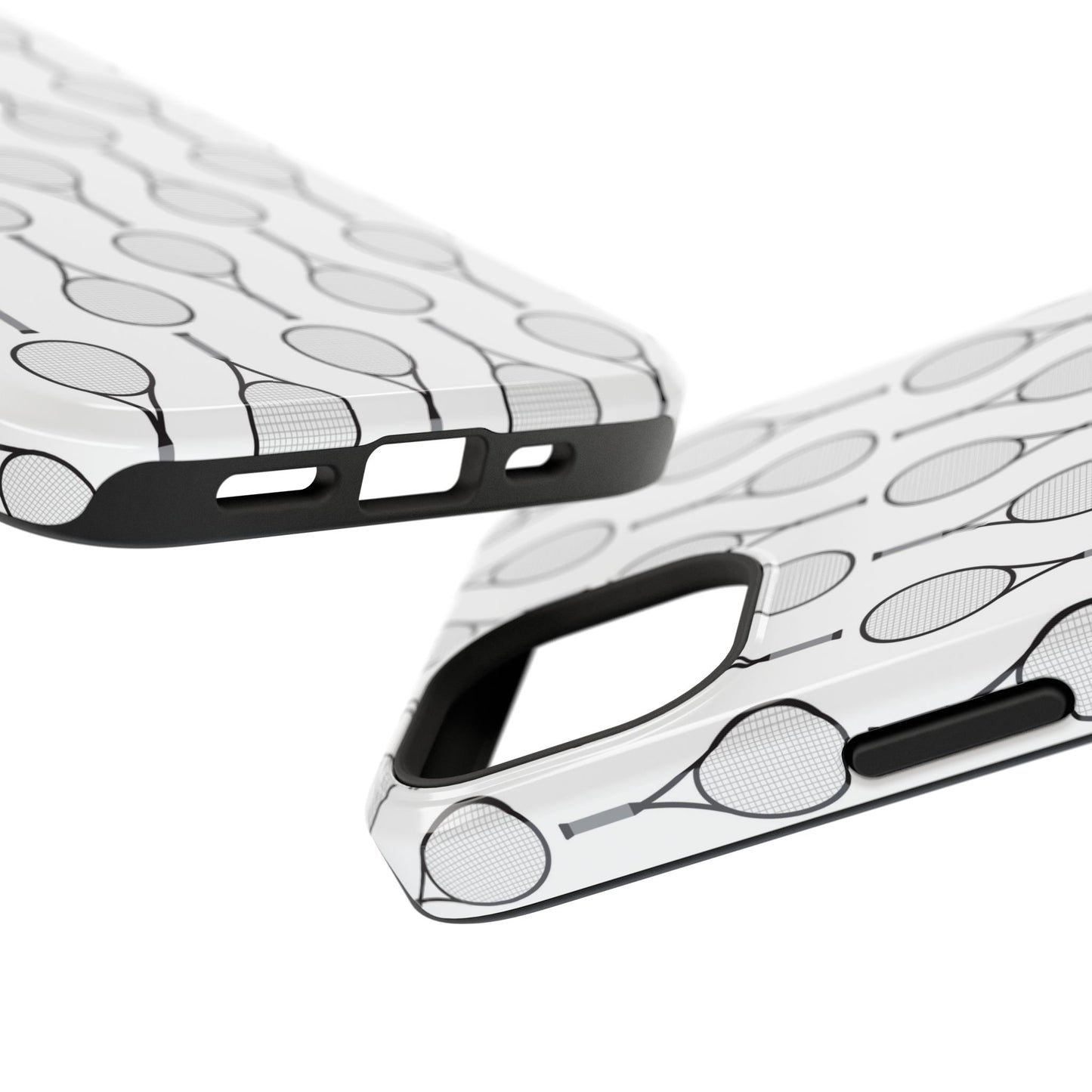 Impact-Resistant Phone Case- Tennis Racquets