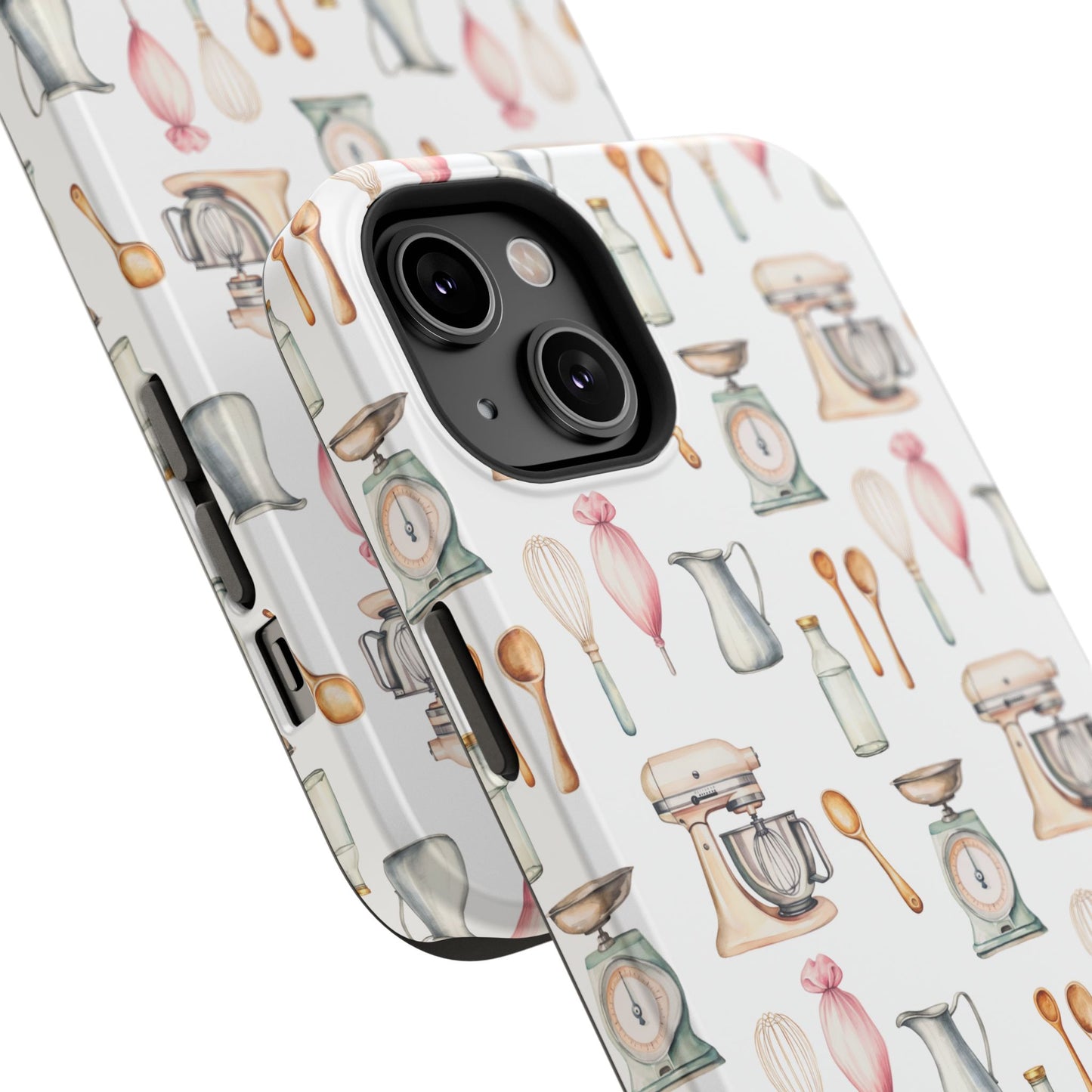 Impact-Resistant Phone Case- Watercolor Baker