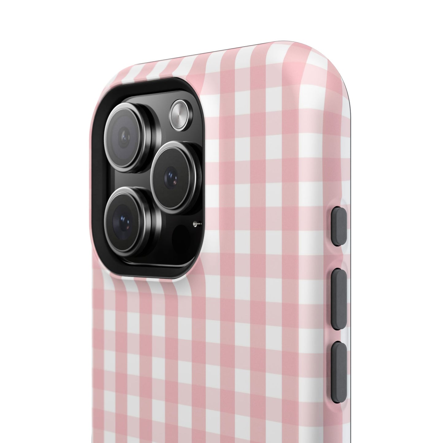 Impact-Resistant Cases -Pink Gingham