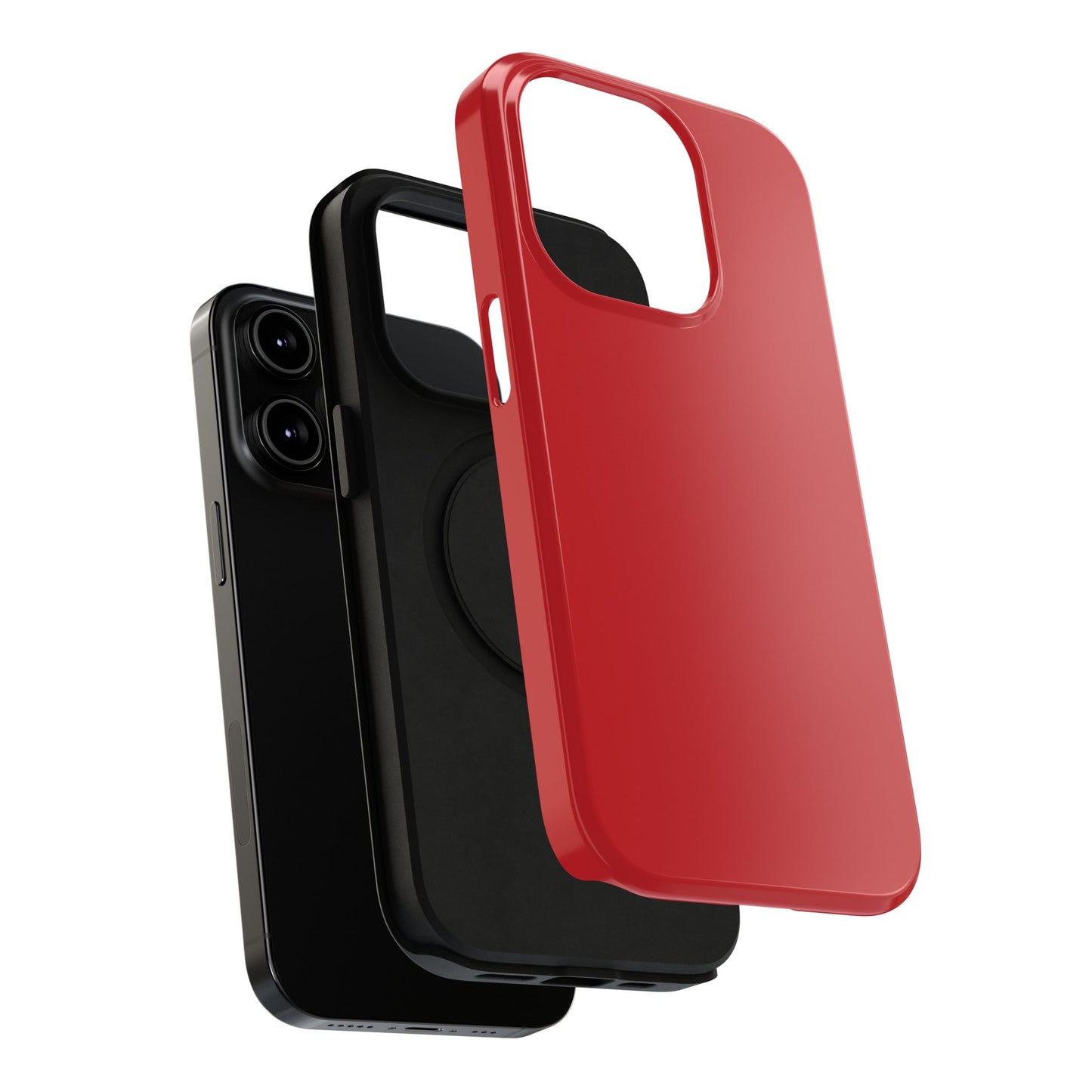 Impact-Resistant Phone Case - Lipstick Red