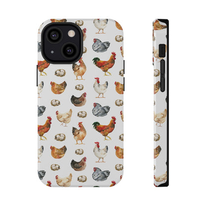 Impact-Resistant Phone Case - Chicken Love