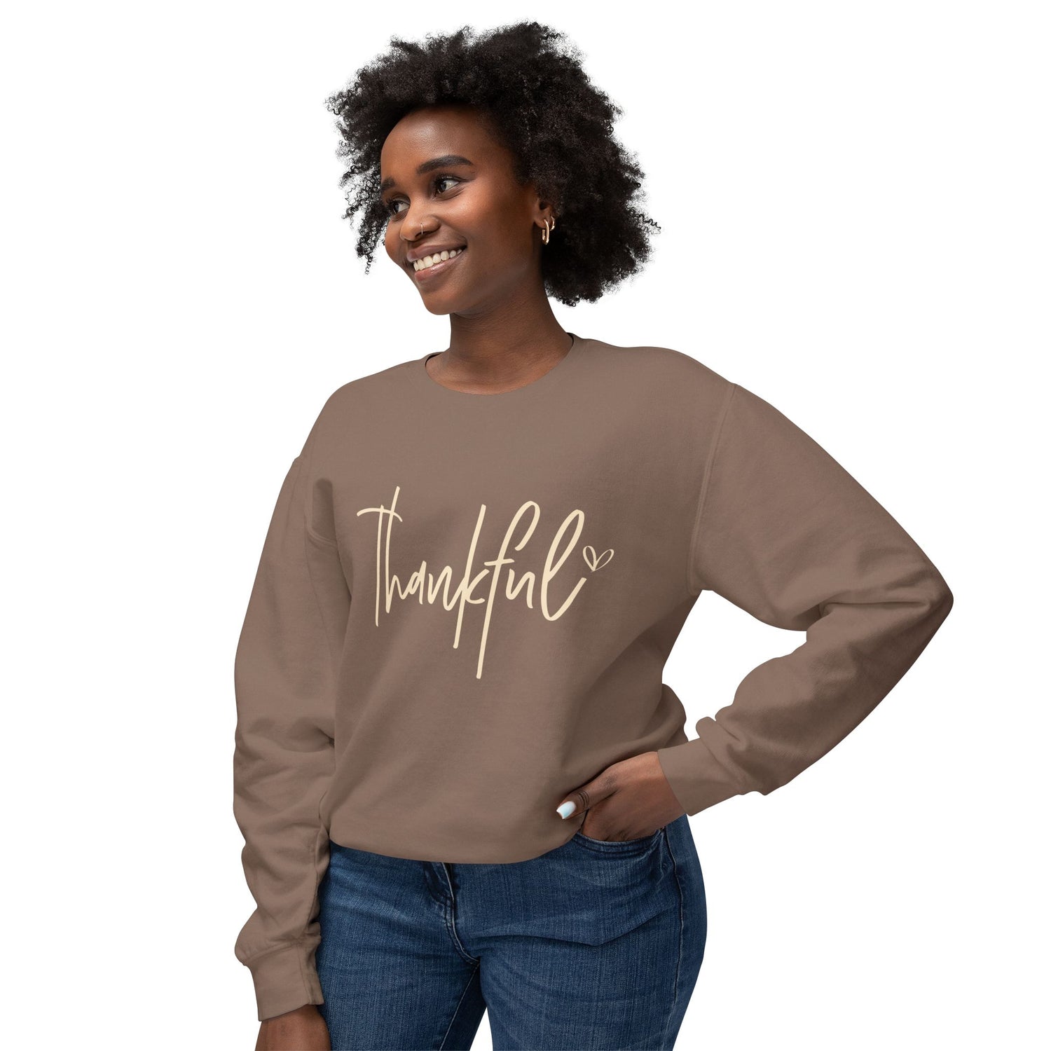 Thankful Unisex Comfort Colors Lightweight Sweatshirt