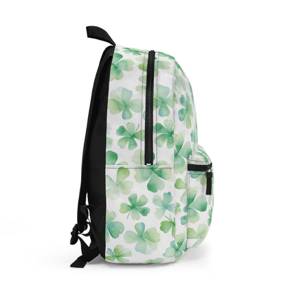 Backpack- Watercolor 4-Leaf Clovers