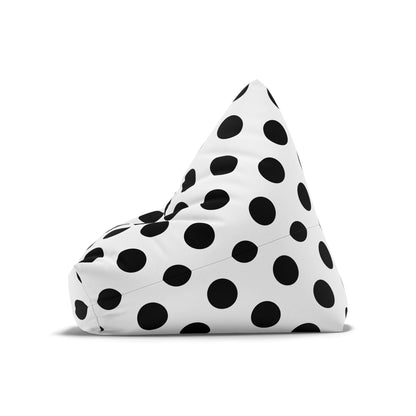 Black and White Polka Dot Bean Bag Chair Cover