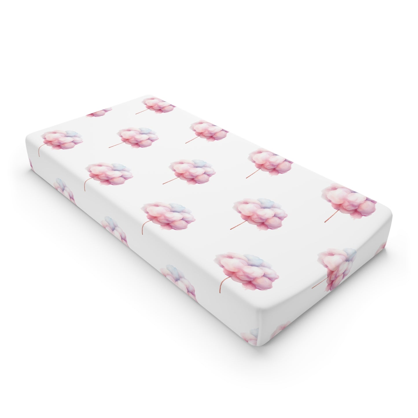 Baby Changing Pad Cover Watercolor Candy Land Cotton Candy