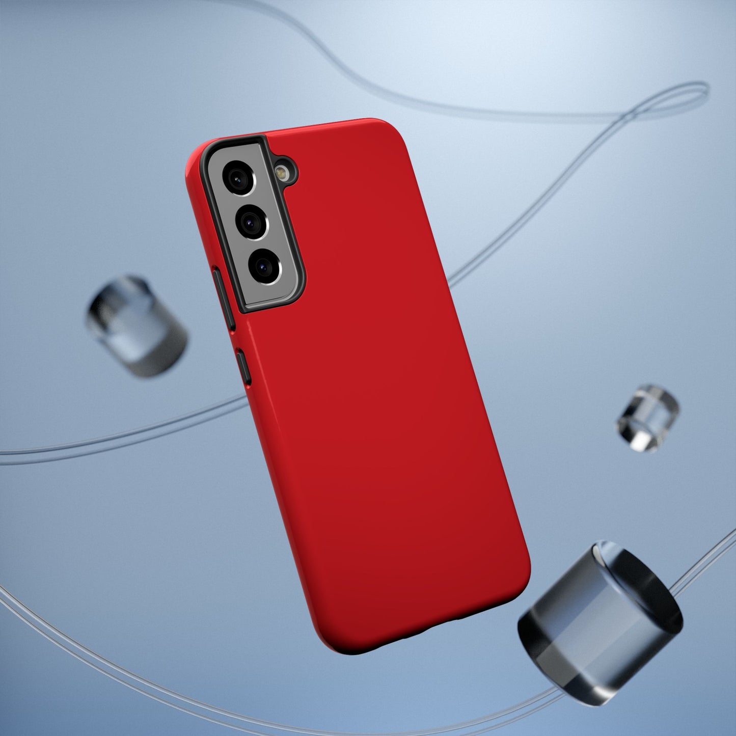 Impact-Resistant Phone Case - Lipstick Red