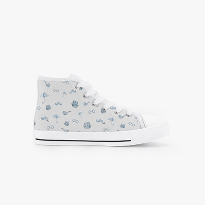 Boys London Gentleman Kid’s High-Top Canvas Shoes